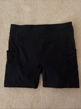 Fabletics Women’s High-Rise Black Workout Shorts